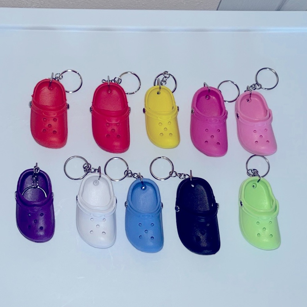 2 Croc Keychains-NEW